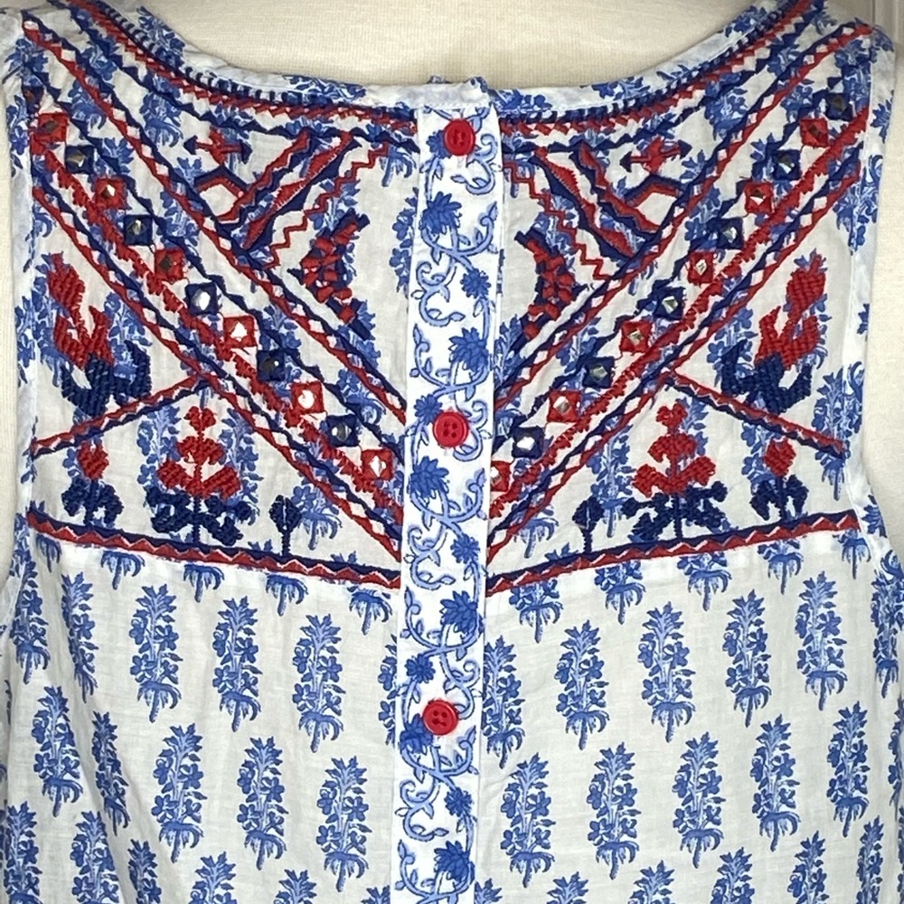 Lucky Brand Boho Top sz L - Picture 7 of 8